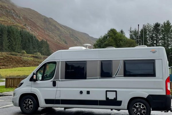 Photo of the Explorze Fiat Ducato Carado Campervan take by a customer.