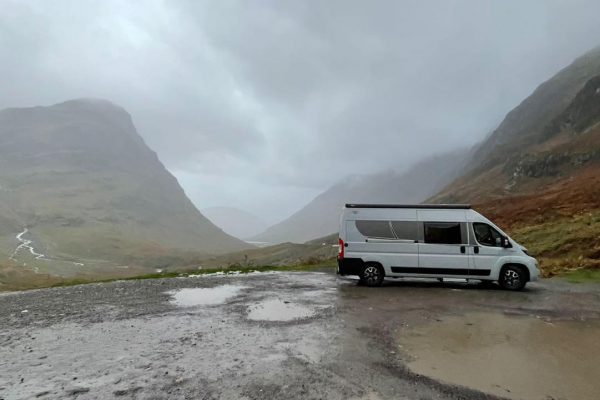 Photo of the Explorze Fiat Ducato Carado Campervan take by a customer.